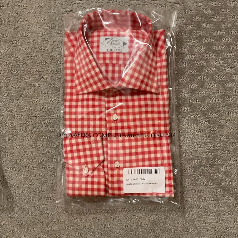 Men gingham shirt